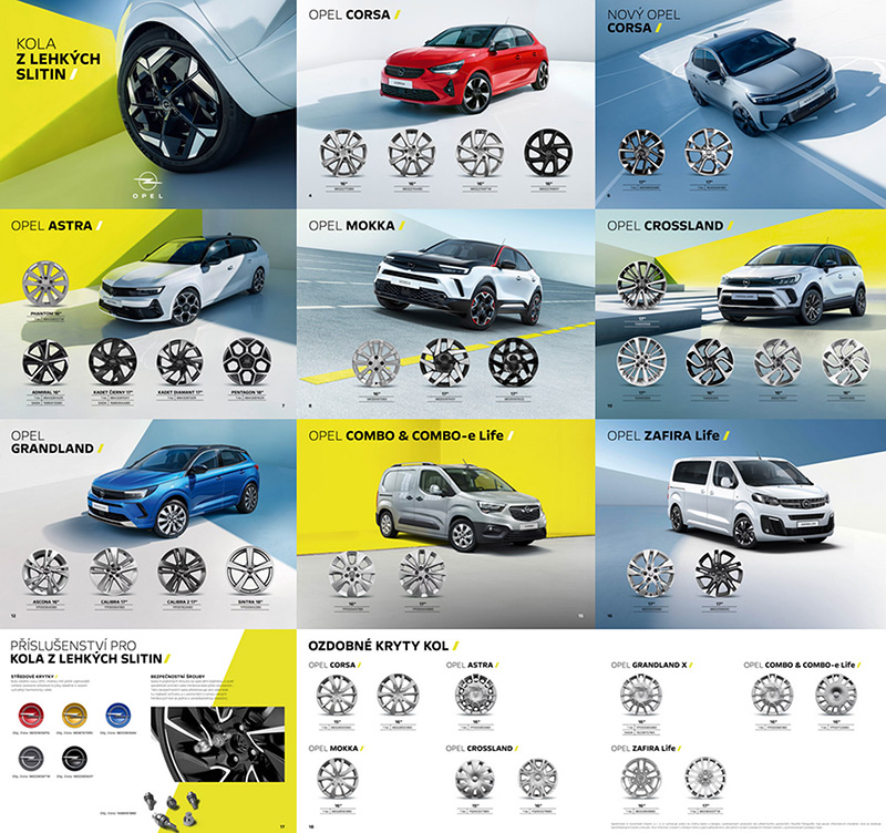 Litá kola Opel
